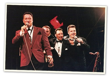ray gelato band in fifties suits